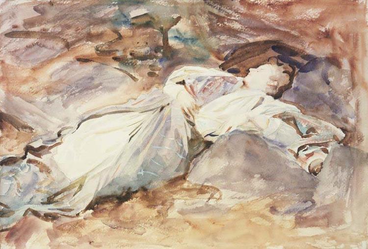 John Singer Sargent Violet Sleeping oil painting image